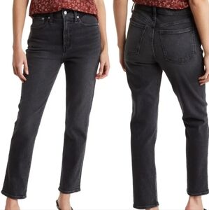 Madewell the Perfect Vintage Jeans in Washed Black Size 27P